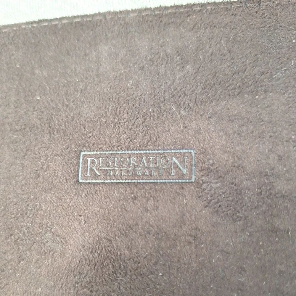 Leather Croc Embossed Coaster Set Restoration Hardware Barware Square Coasters